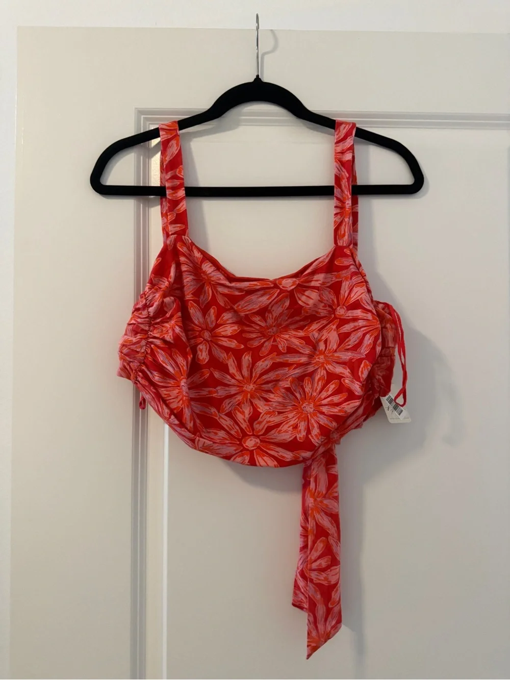 NWT Free People Floral Tie Tank
